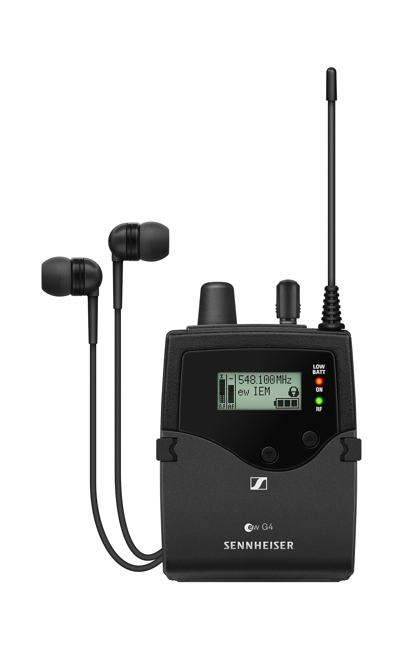 Sennheiser Evolution Wireless G4 EK IEM with headphones.