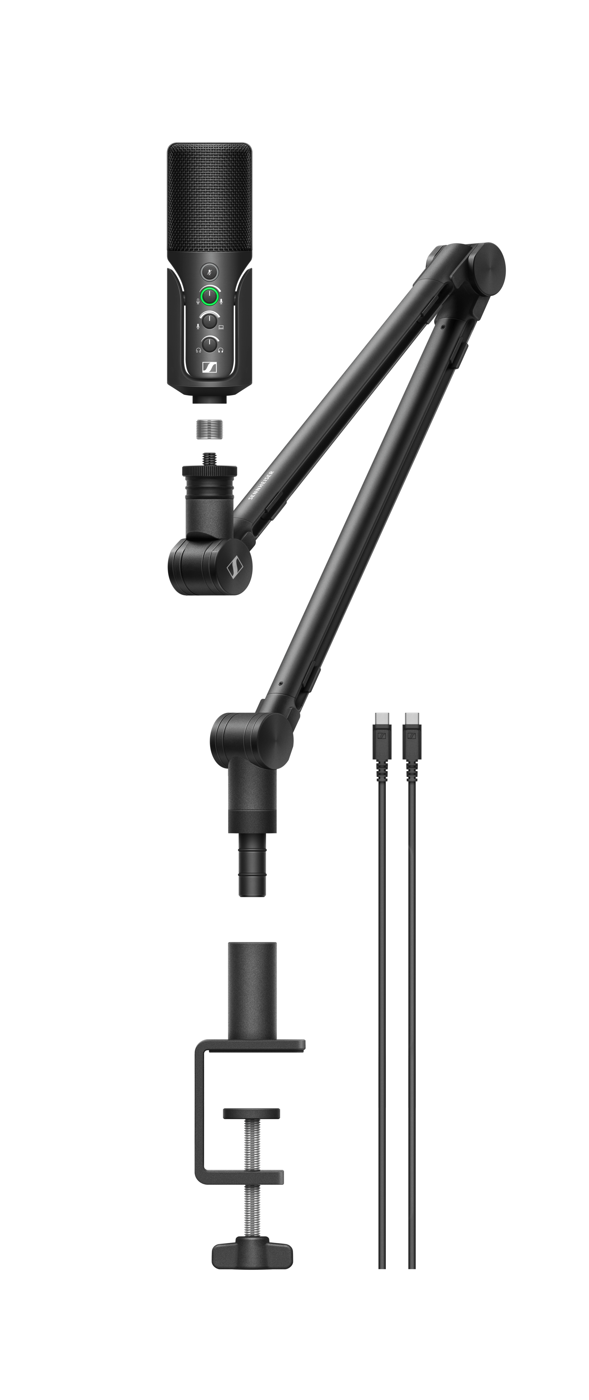 Profile_USB_Microphone_Streaming_Set_Product_Shot_Isofront_Explosion_View_RGB_red