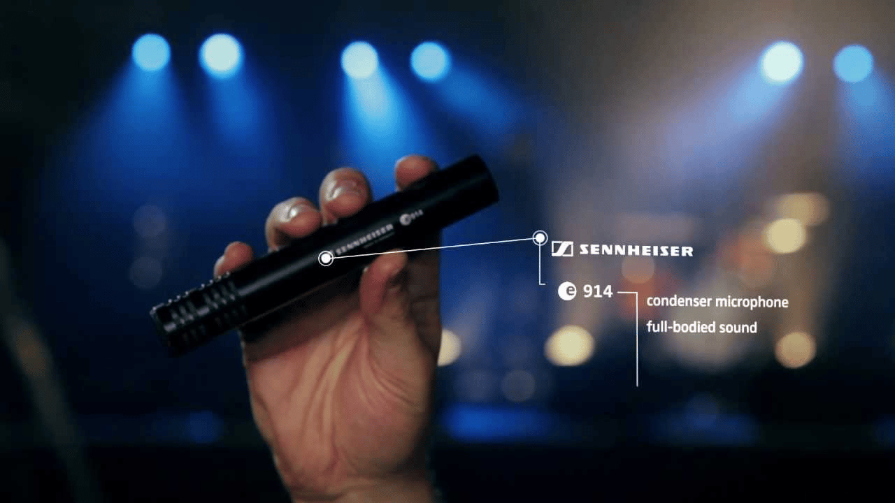 e 914 Drum Condenser Microphone - Studio, Live, Recording