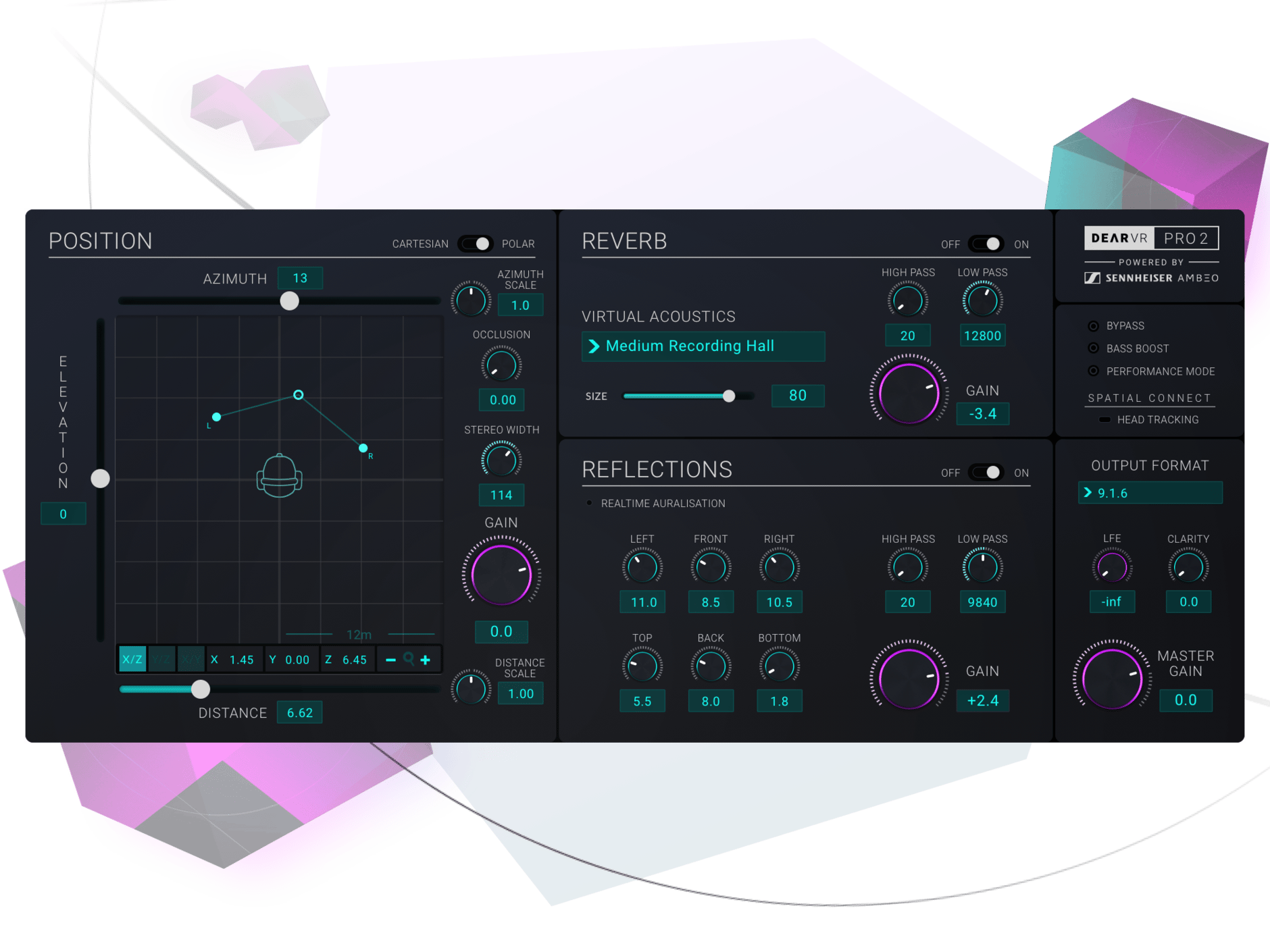 Immersive spatializer plugins
