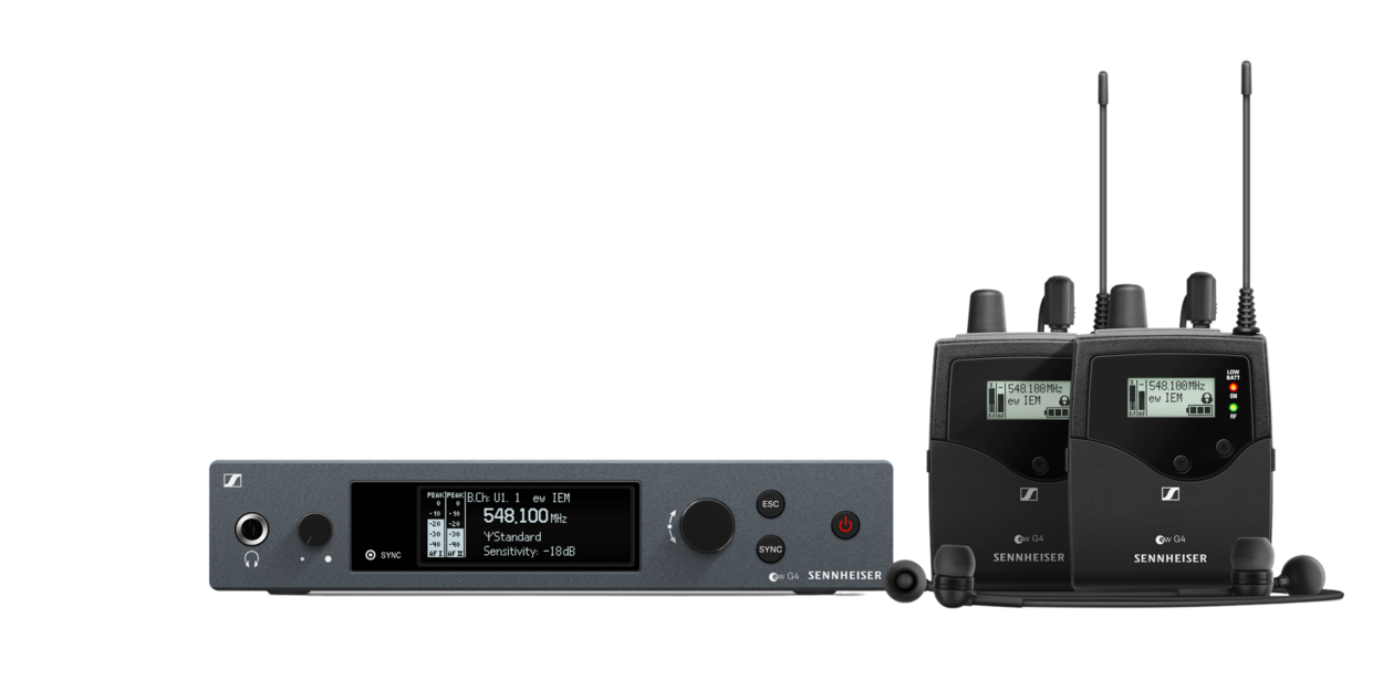 インイヤーモニタリングセット EW IEM G4 Twin | Sennheiser