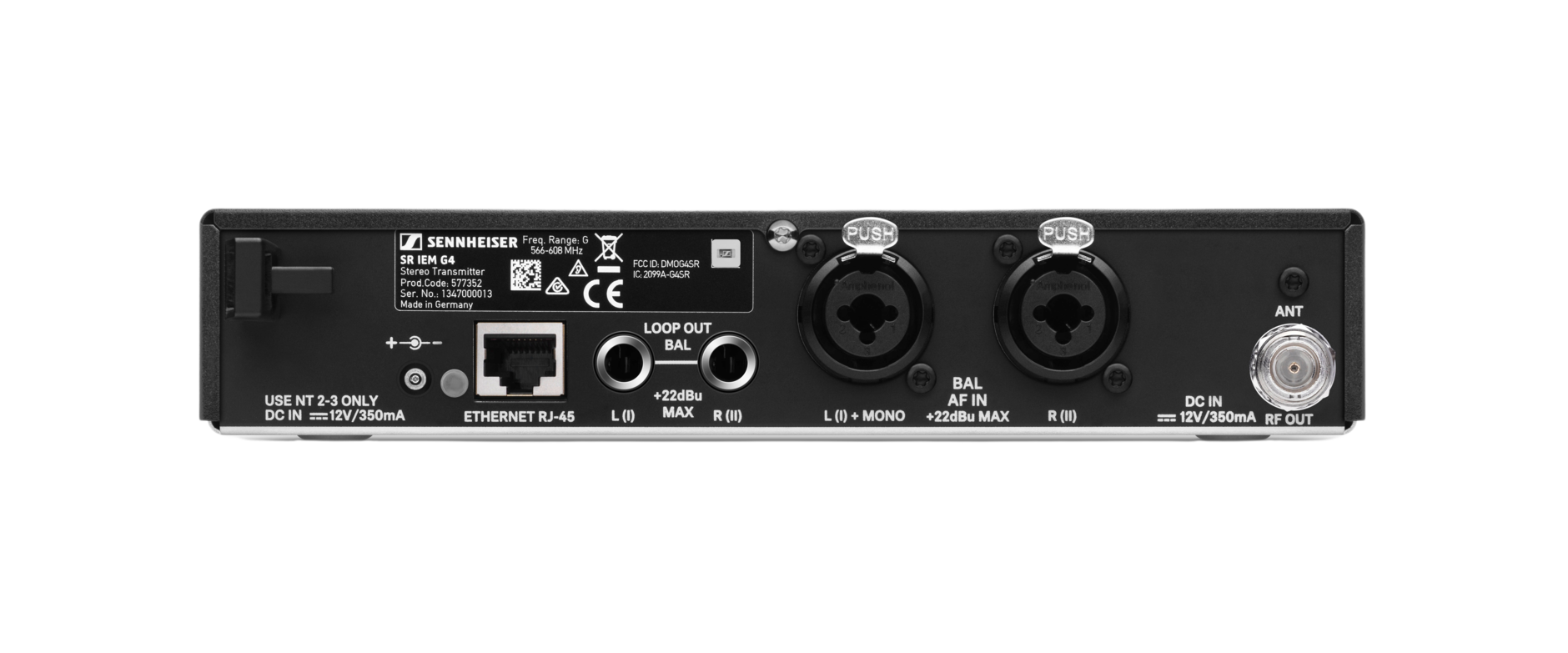 Iem receiver outlet