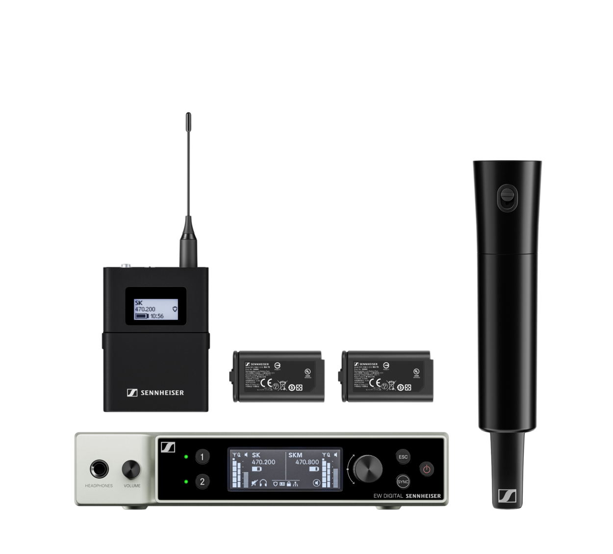 Sennheiser EW-DX TS 5-PIN Digital Wireless Tablestand Transmitter with  5-Pin XLR Connector, No Mic (R1-9: 520 to 607 MHz)