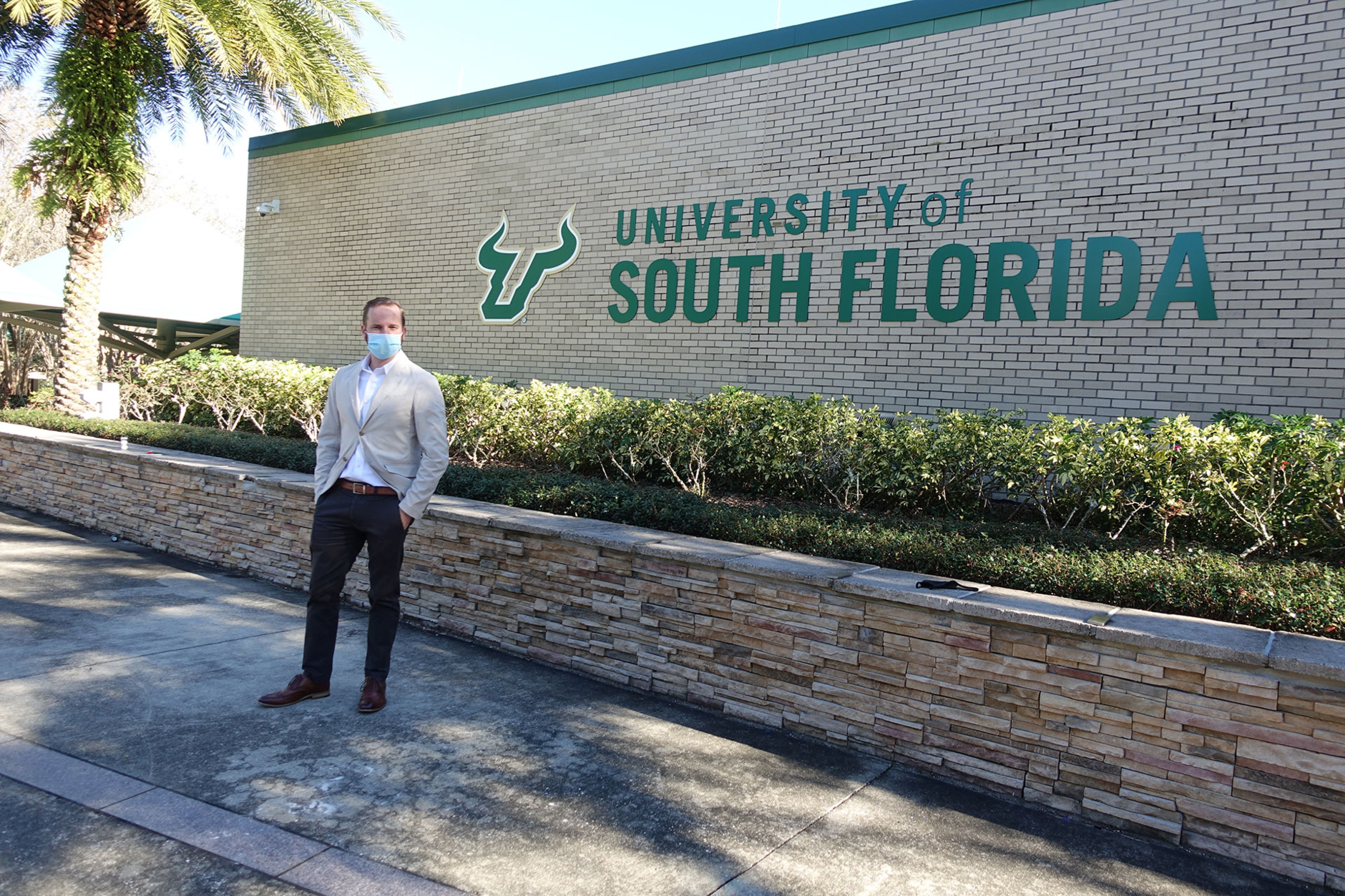 University of South Florida (USF) is a preeminent state research university that recently installed Sennheiser’s TeamConnect Ceiling 2 in 96 of its classrooms.
Pictured is Michael Kraus, Audio Vision Engineering & Systems, USF IT (Photo courtesy USF).