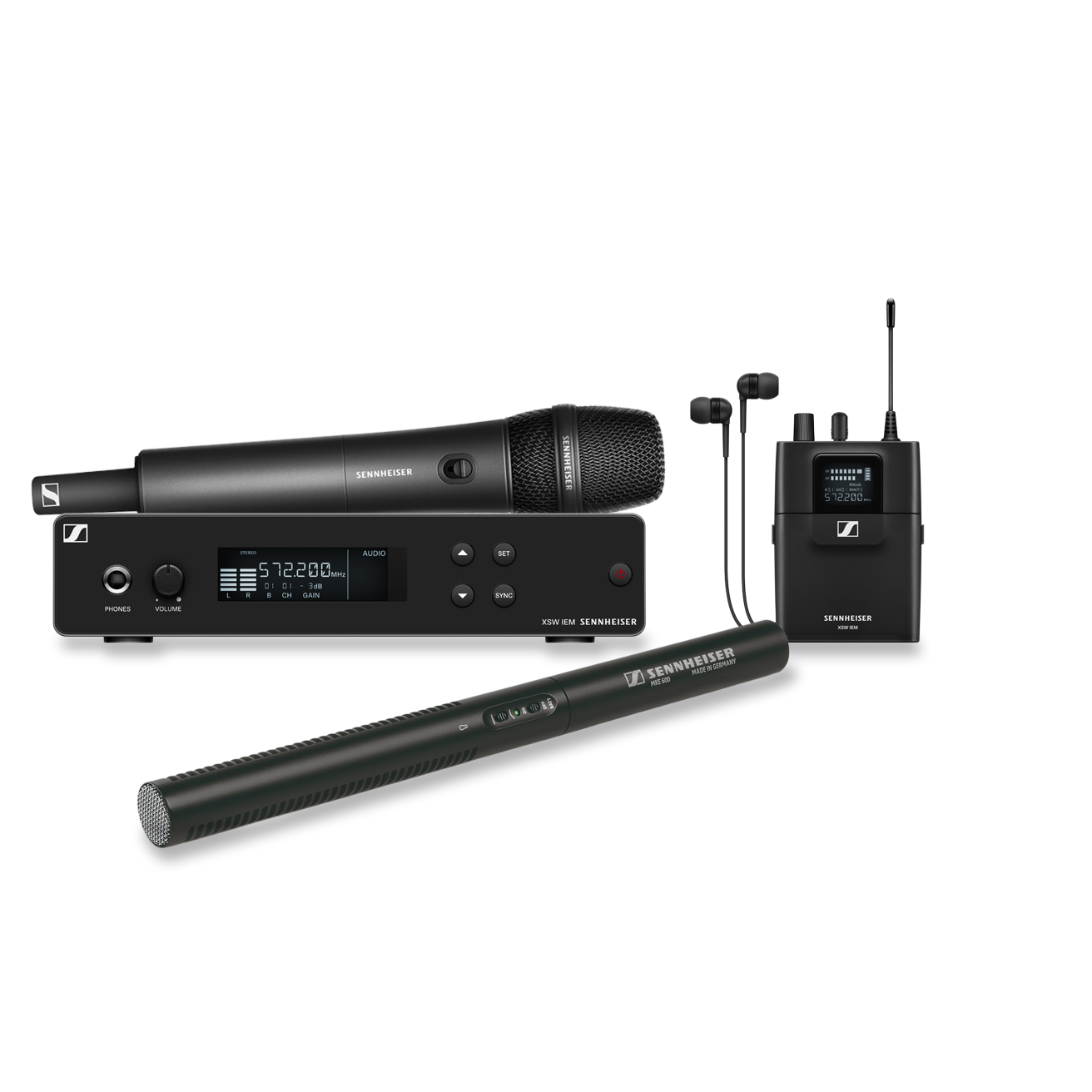 Sennheiser —ヘッドフォン、マイク、ワイヤレスシステム