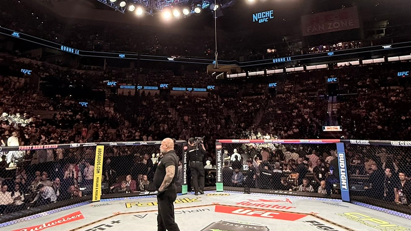 "We primarily use Sennheiser because we trust in their reliability and accuracy across the different individual mics. We place up to 8 MKH 416's around the arena to capture the roar of the UFC fans in an attempt to get the energy of the crowd to translate to our viewers at home."